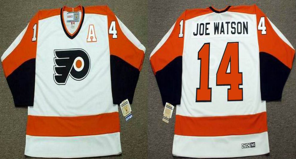 2019 Men Philadelphia Flyers #14 Joe watson White CCM NHL jerseys->philadelphia flyers->NHL Jersey
